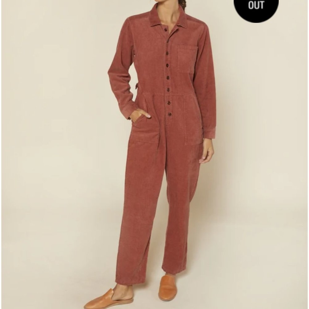 Outerknown Outpost Corduroy Jumpsuit sz S